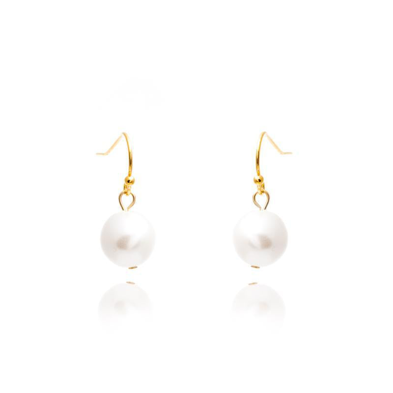 Gold Pearl Earrings – Joli Joli Jewellery